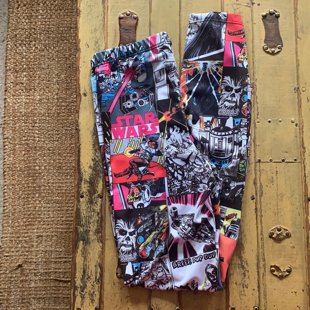 STAR WARS BRAND STRETCH PATTERN ANIM LEGGING M